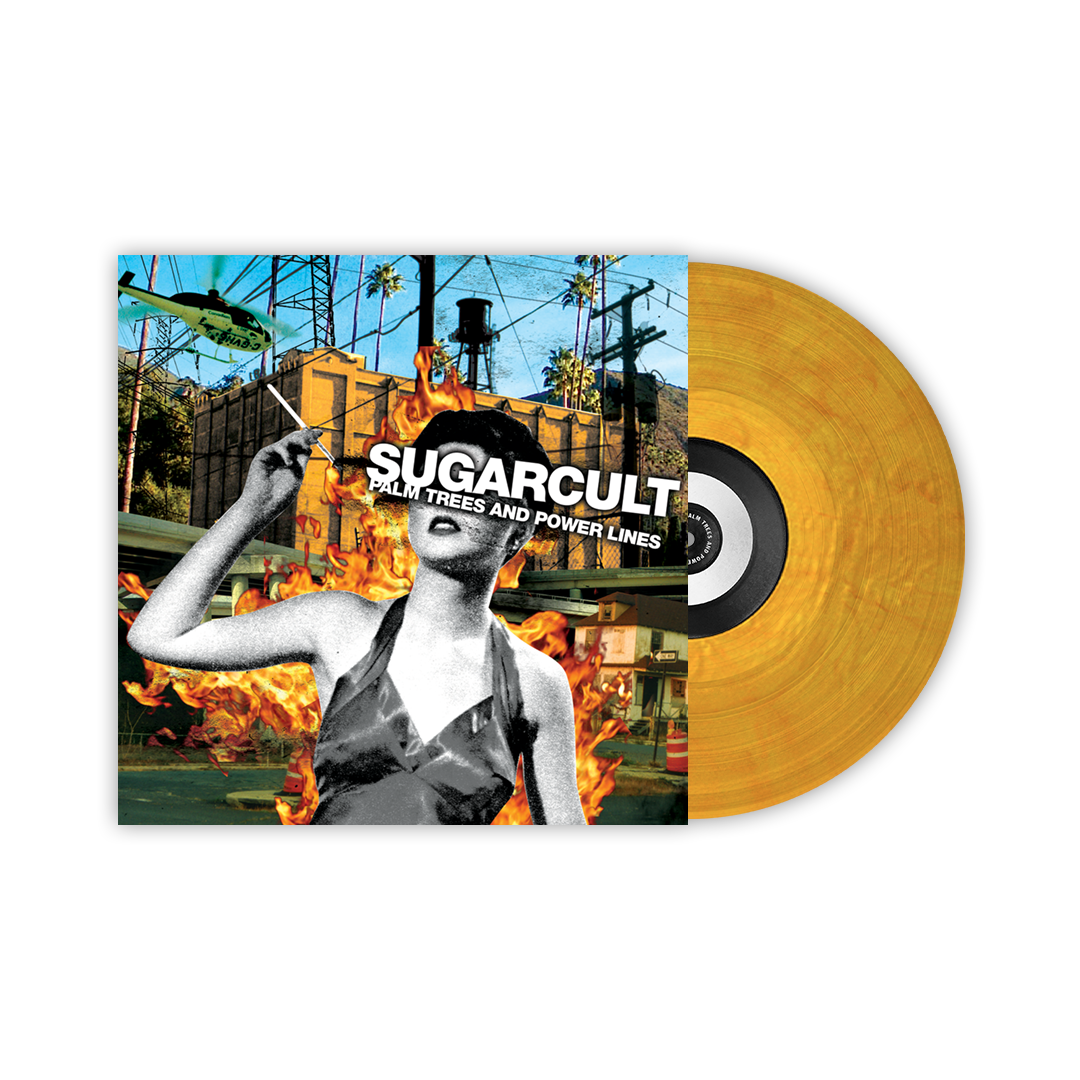 Palm Trees And Power Lines Vinyl (Yellow Shimmer)