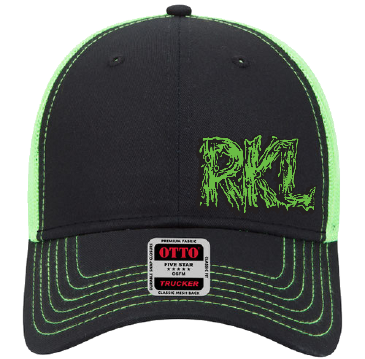 RKL Logo Black and Green Hat – Some Merch